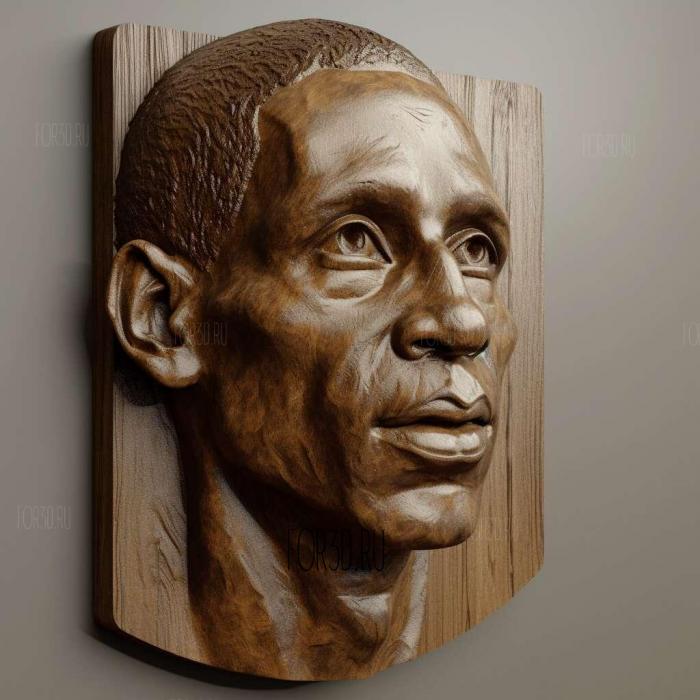 Reggie Miller 4 stl model for CNC